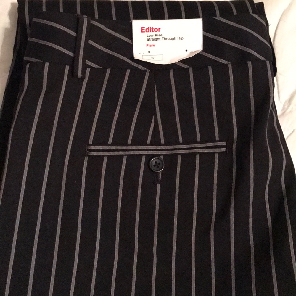 Express striped pants